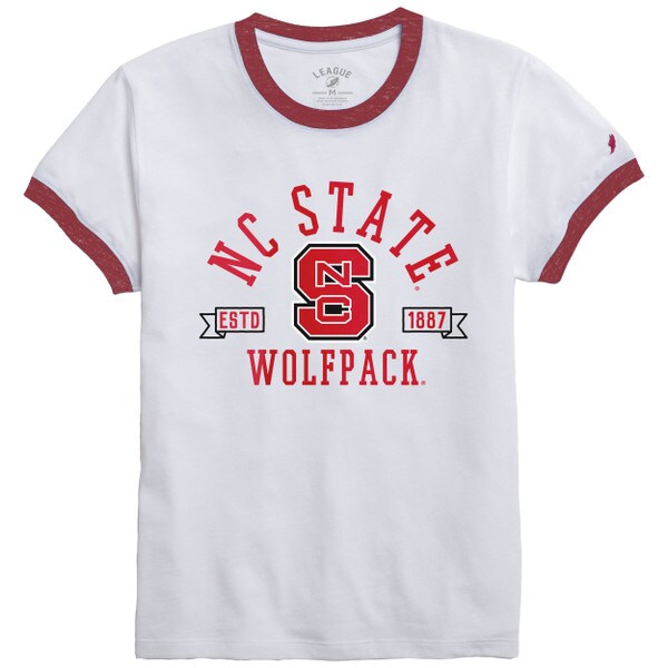 White/Red Ladies Short Sleeve Ringe